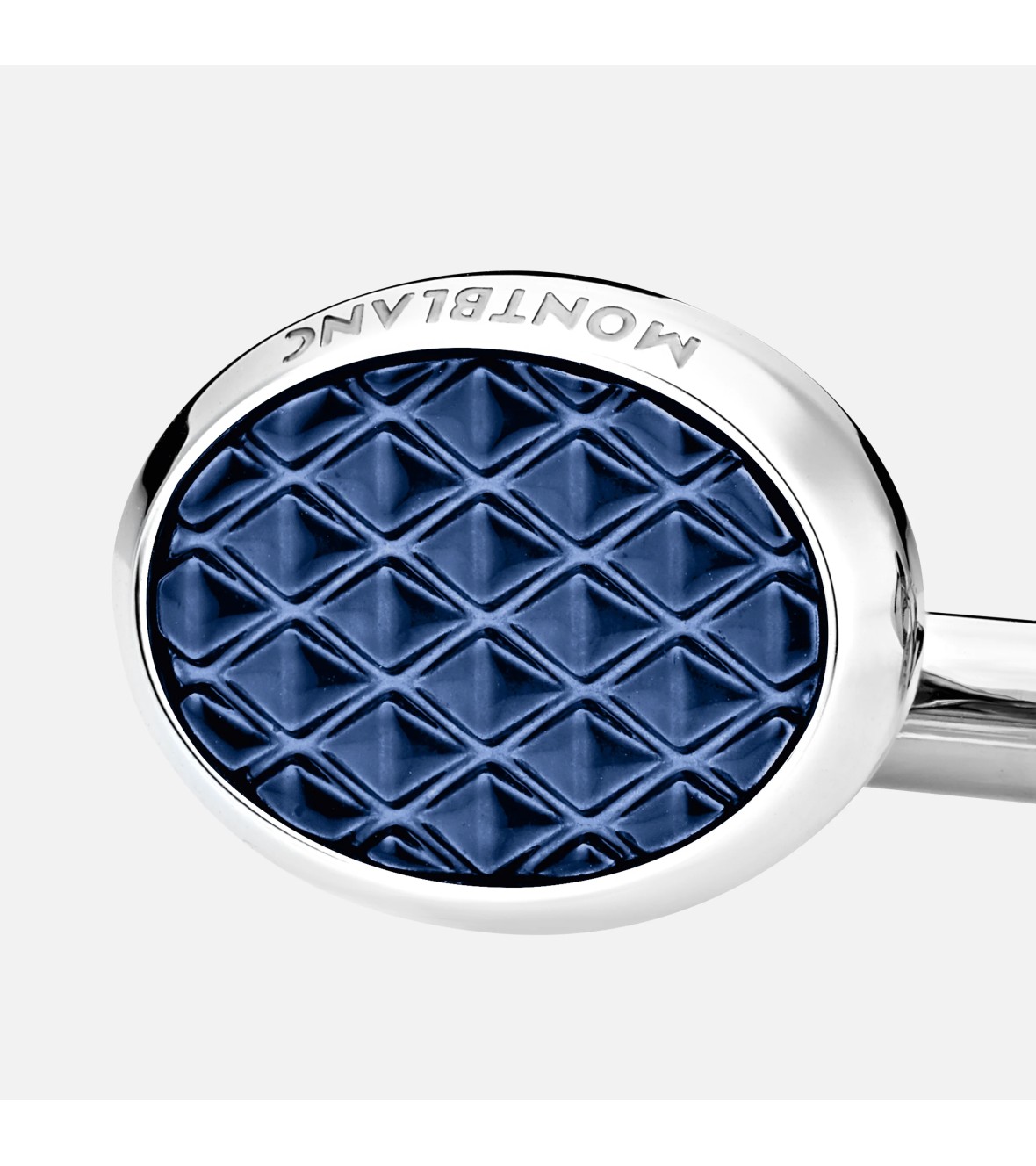 Meisterstück Oval Cufflinks in Steel Lacquer 126132